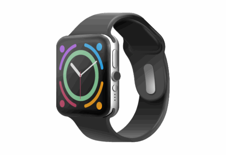 GPS Smartwatch with Bright Touchscreen Display